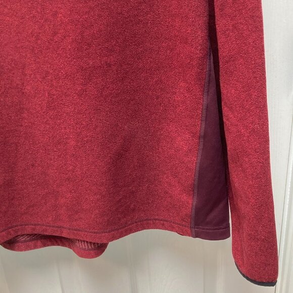 Under Armour Men's Loose Coldgear 1/4 Zip Pullover Jacket Red Maroon Size Medium - Picture 5 of 7